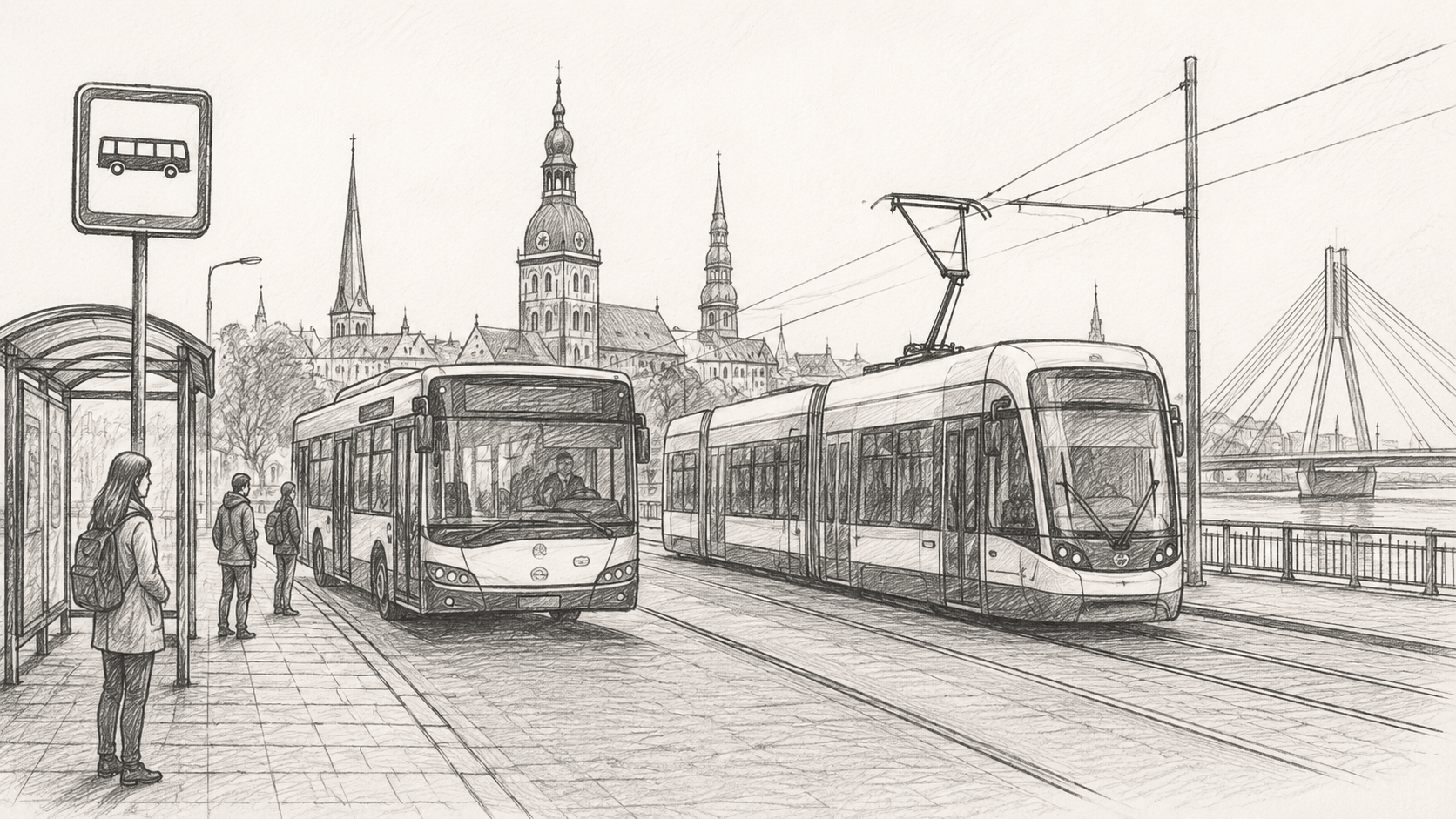 Riga'da Toplu Taşıma Sistemi Nasıl Çalışır